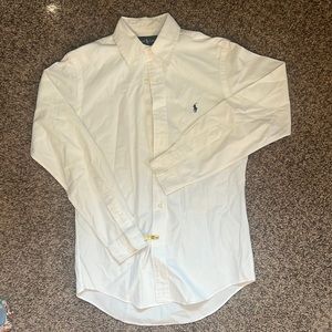 Ralph Lauren Custom Fit White Button Down